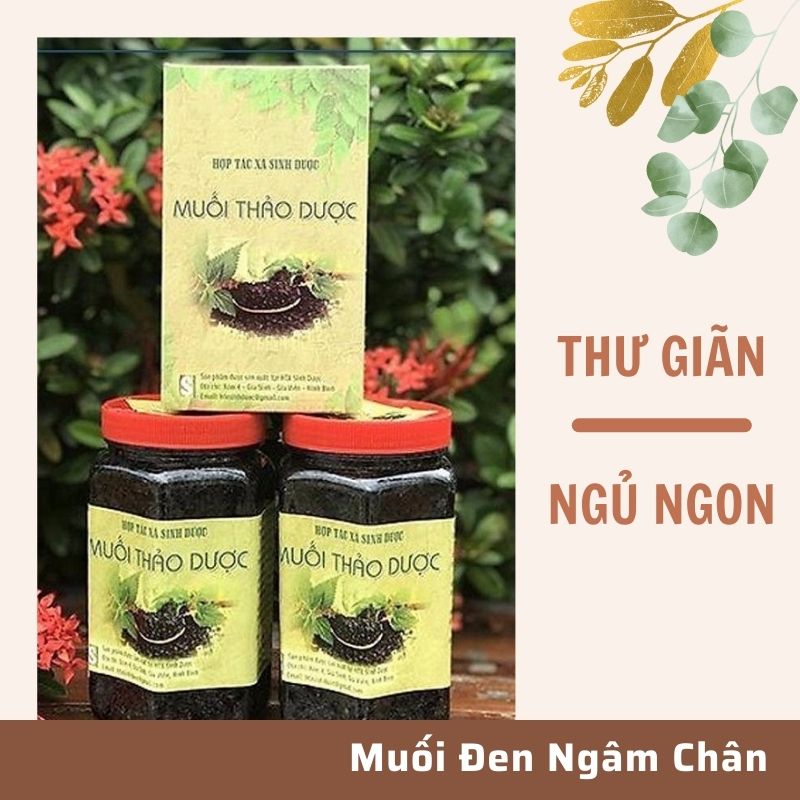 Muối ngâm chân thảo dược 🌸 organic🌸100% thiên nhiên🌸 muối thảo dược ngâm chân 550g🌸 hàng chính hãng sinh dược