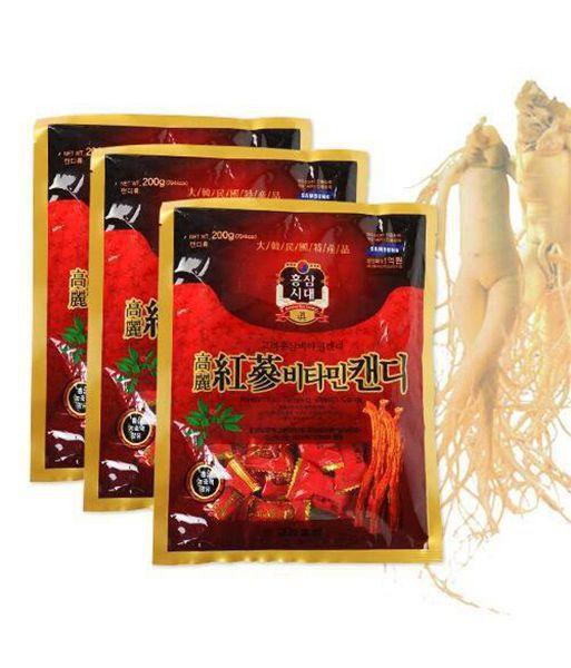 Kẹo hồng sâm vitamin hàn quốc gói 200 gram - kẹo sâm hàn quốc 200gram