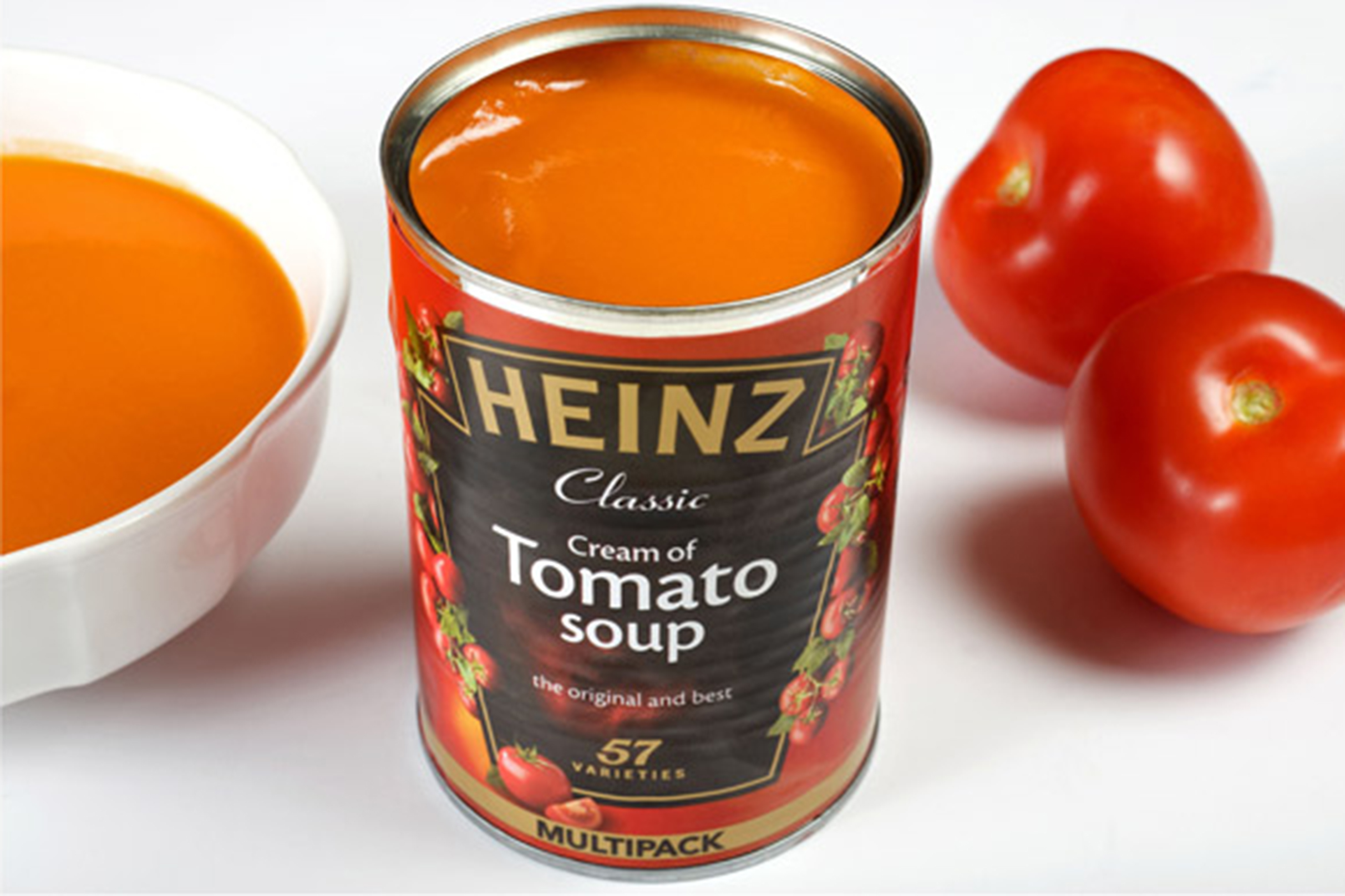 HEINZ + Lon TOMATO 400g + SỐT CÀ CHUA Cream of Tomato Soup