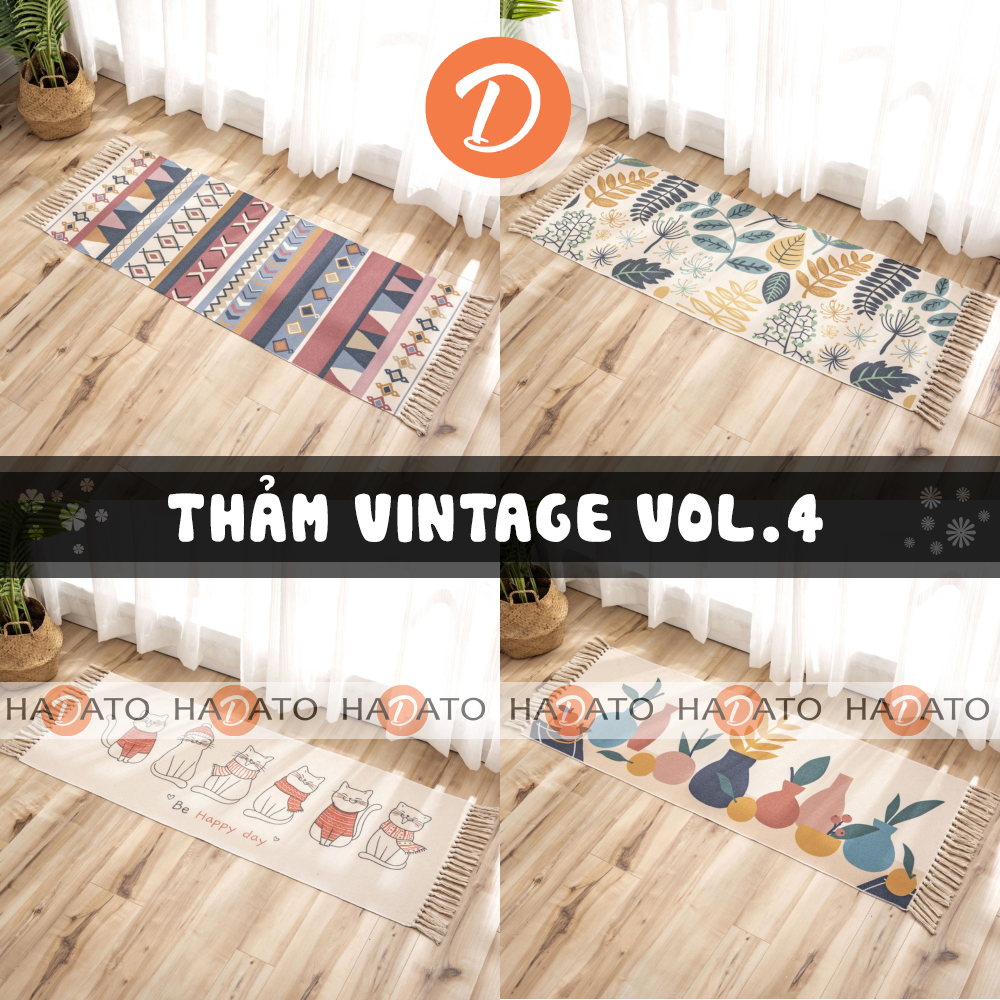 [HCM]Thảm scandinavian Thảm vintage TIÊU CHUẨN VOL4 - TR 4