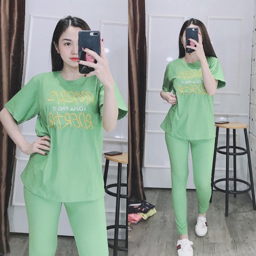 Đồ bộ thun co giản mặc nhà- size 40-65kg