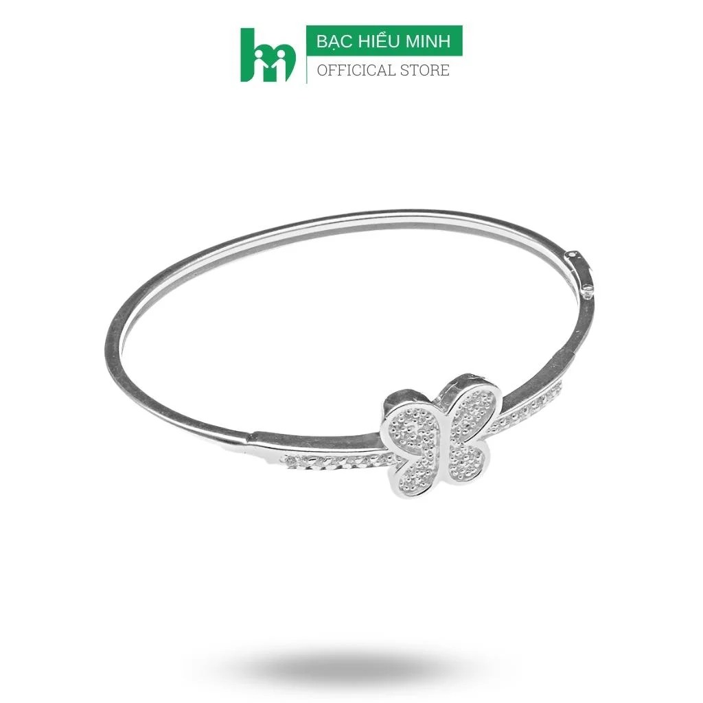 Lắc tay kiềng nữ con bướm bạc ý bạc hiểu minh ltu361