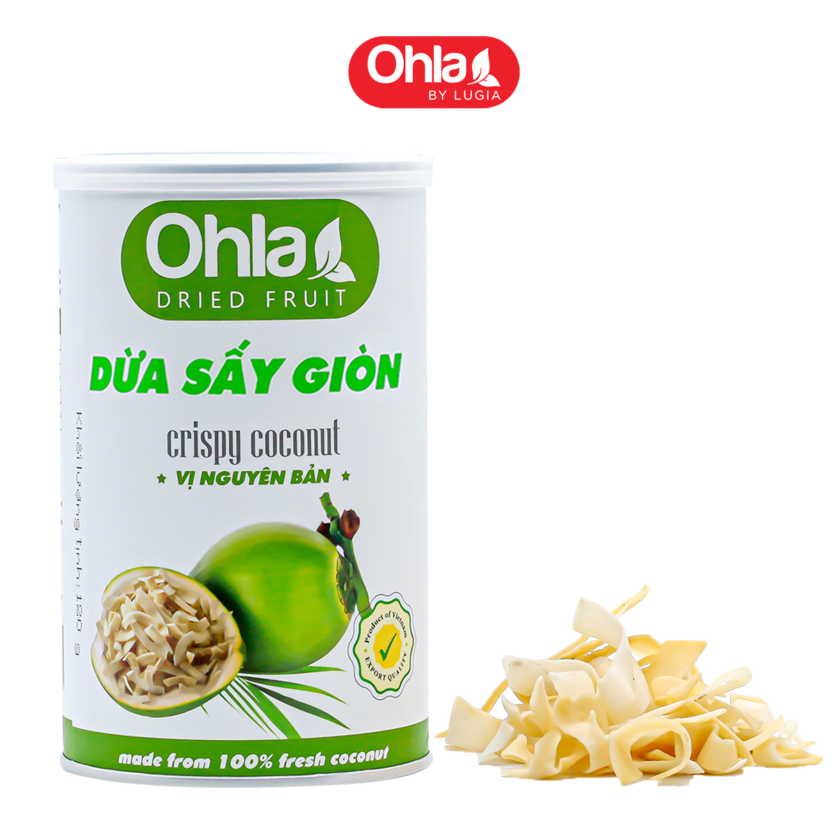 Dừa sấy giòn Ohla - 120gr