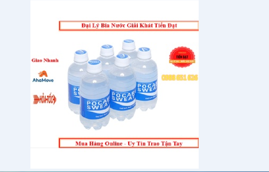 Lốc 6 chai nước khoáng i-on pocari sweat 350ml