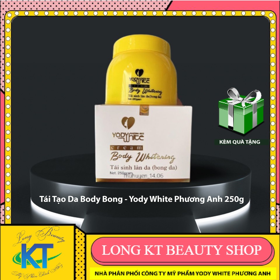 Kem body tái tạo da body bong - yody white phương anh 250g