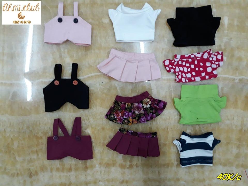Outfit doll 20 kpop yếm, mũ nồi