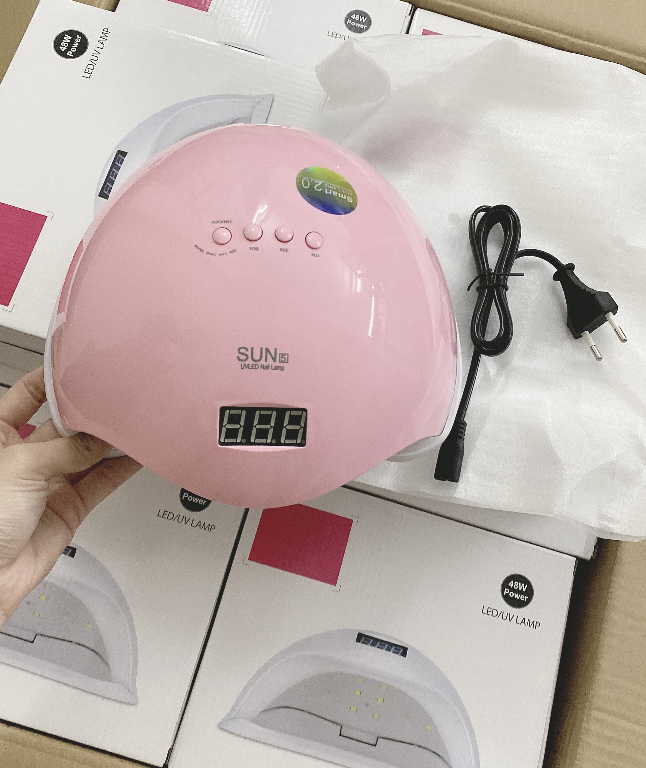 Máy hơ sun5 tem xanh 48w - nail 937