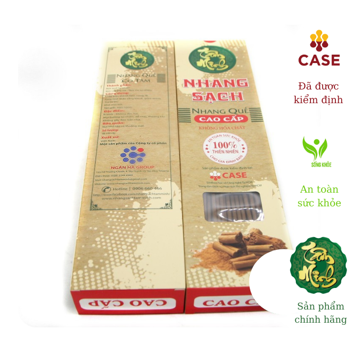 Nhang quế 4 tâc hương thơm nhẹ nguyên chất an toàn cho sức khỏe tăm tre tự nhiên.