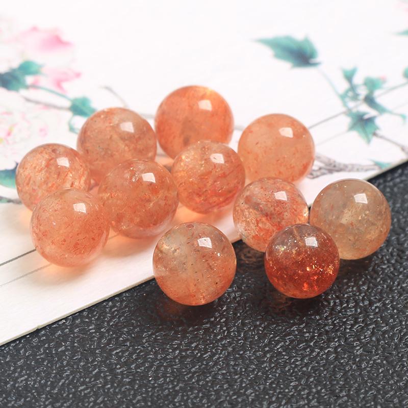 Hạt đá mặt trời dùng làm sản phẩm handmade DIY 8mm