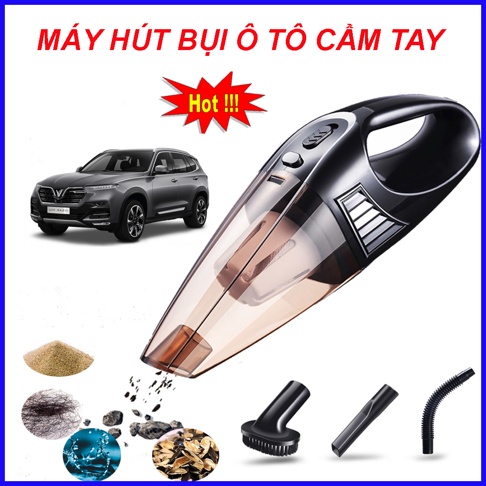 Máy Hút Bụi Xe Ô Tô, Máy Hút Bụi Cho Xe Hơi. Thiết kế gọn nhẹ, công suất lớn, công nghệ lọc bụi nhiều lớp , hút sạch các vết bụi bẩn. LỖI 1 ĐỔI 1 !