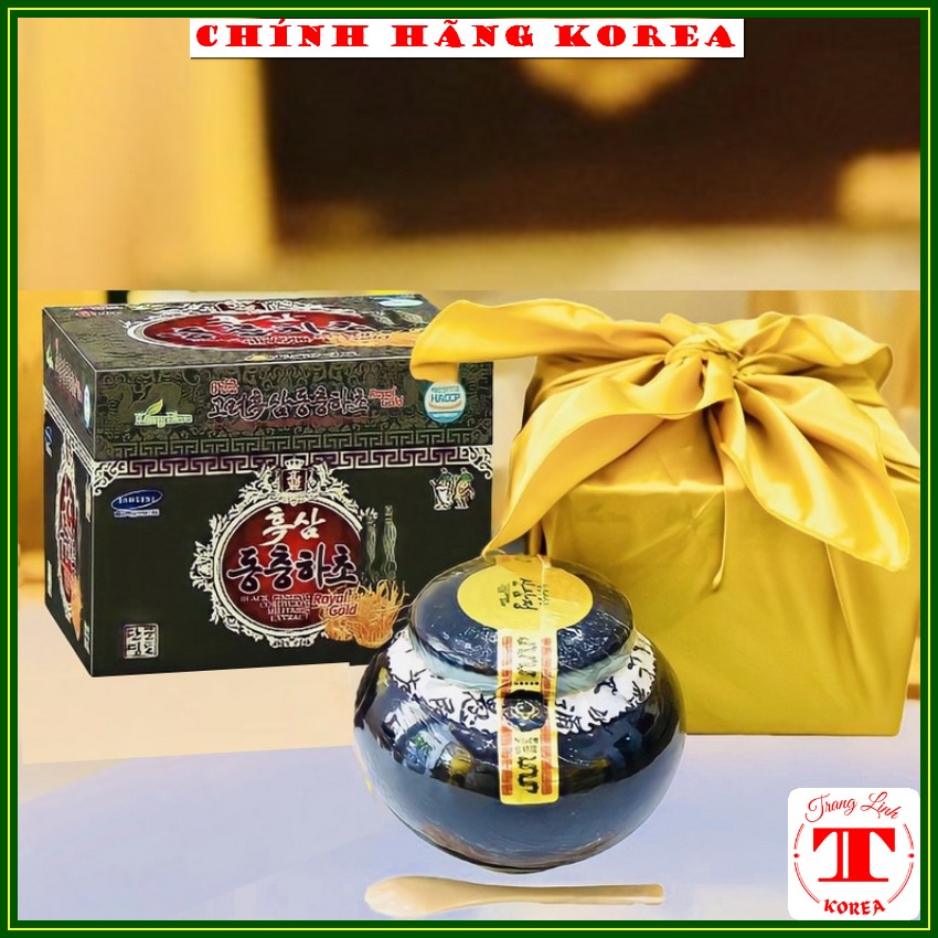 Cao hắc sâm đông trùng hạ thảo Kanghwa thượng hạng, hũ 1kg - Cao sâm hàn quốc - Tăng đề kháng, chống lão hóa - tranglinhkorea