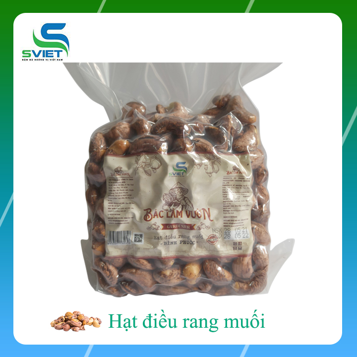 [HCM]  1kG Hạt điều rang muối Bình Phước hút chân không loại A - 구운캐슈넛