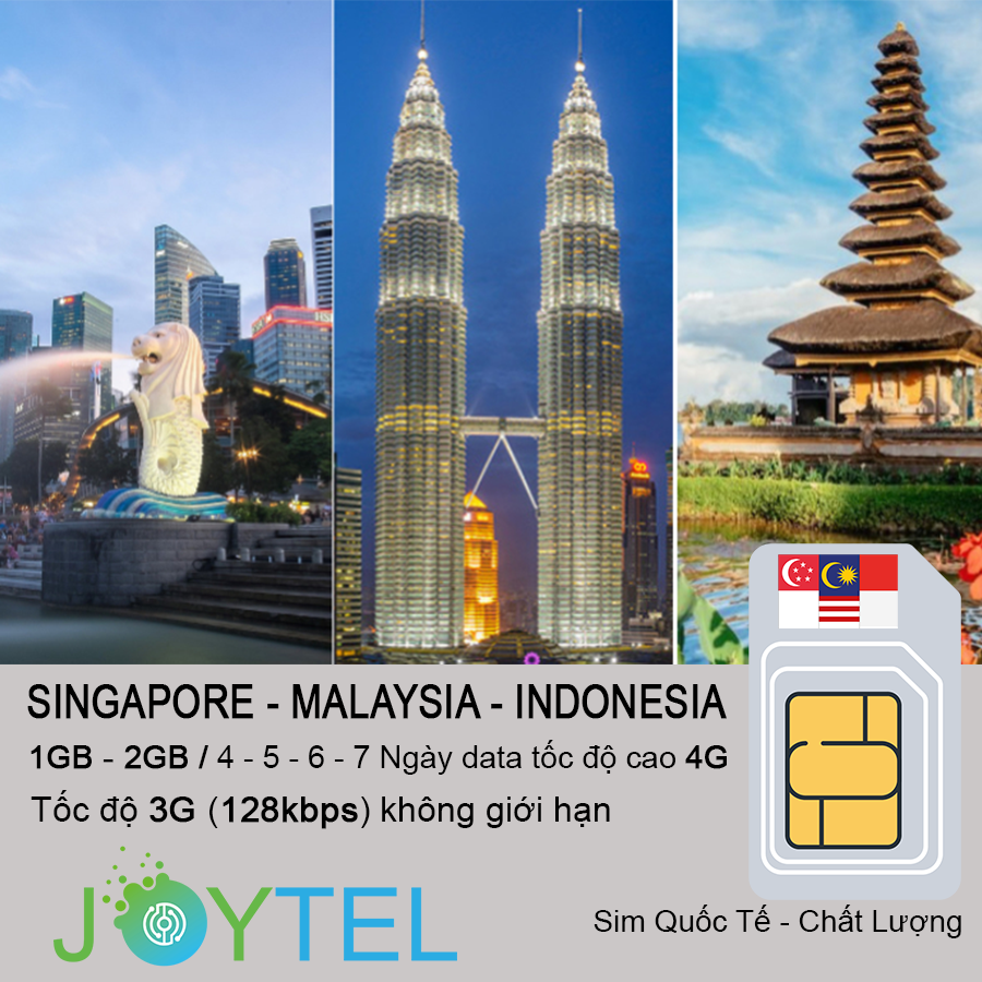 Freeship - chưa kích hoạt. sim data du lịch quốc tế 4g singapo - malaysia - indonesia 4 ngày - 2 gb tốc độ cao.