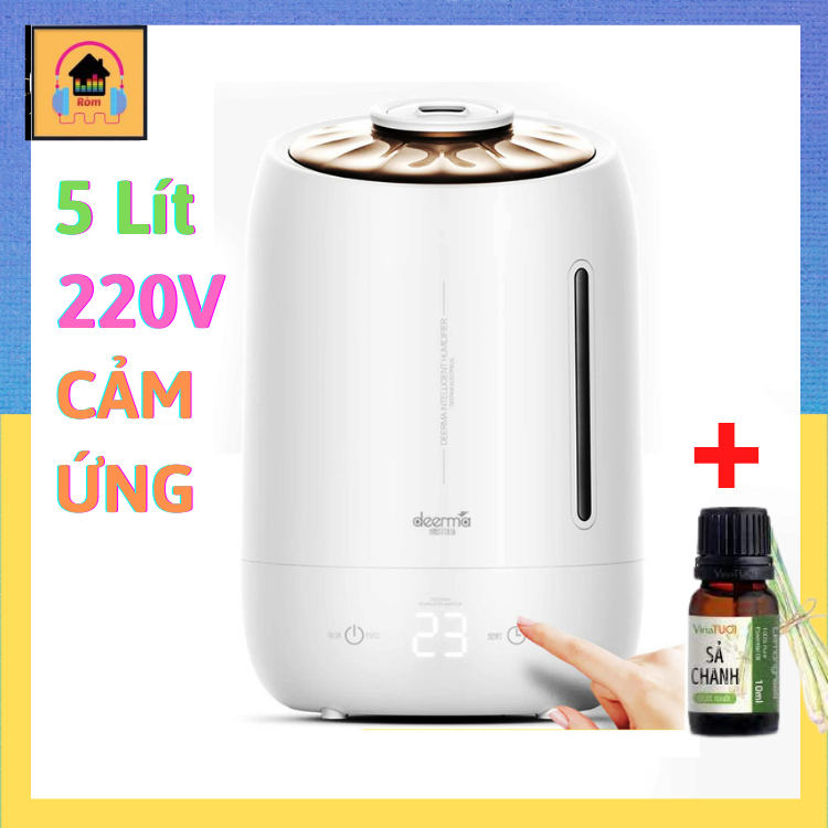 Máy phun sương lớn tạo ẩm deerma dung tích 5l - 220v làm mát nhà f600 f628 f628s