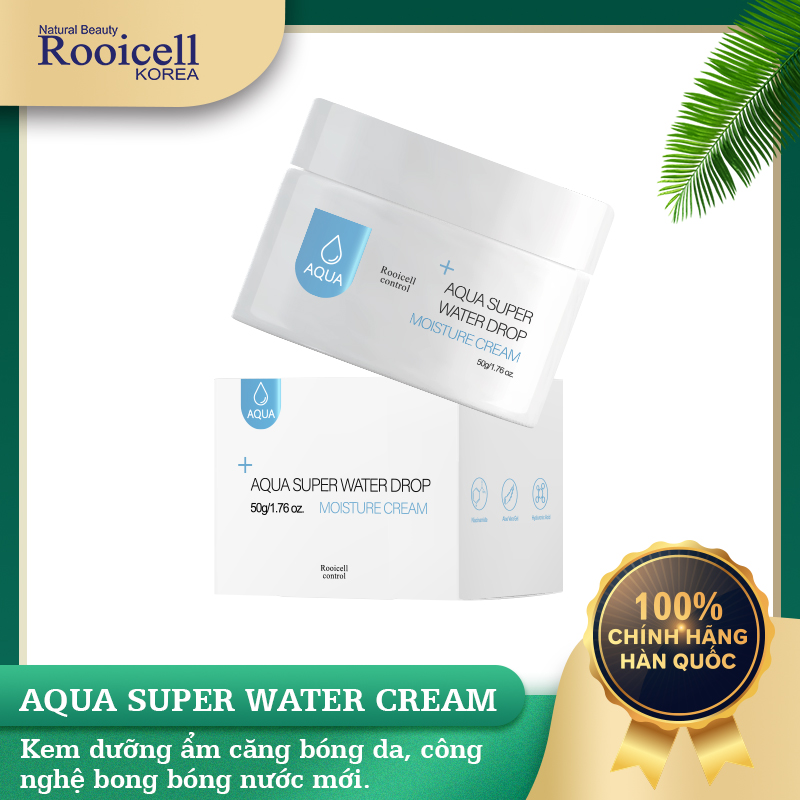 Kem dưỡng da rooicell aqua super water drop moisture cream