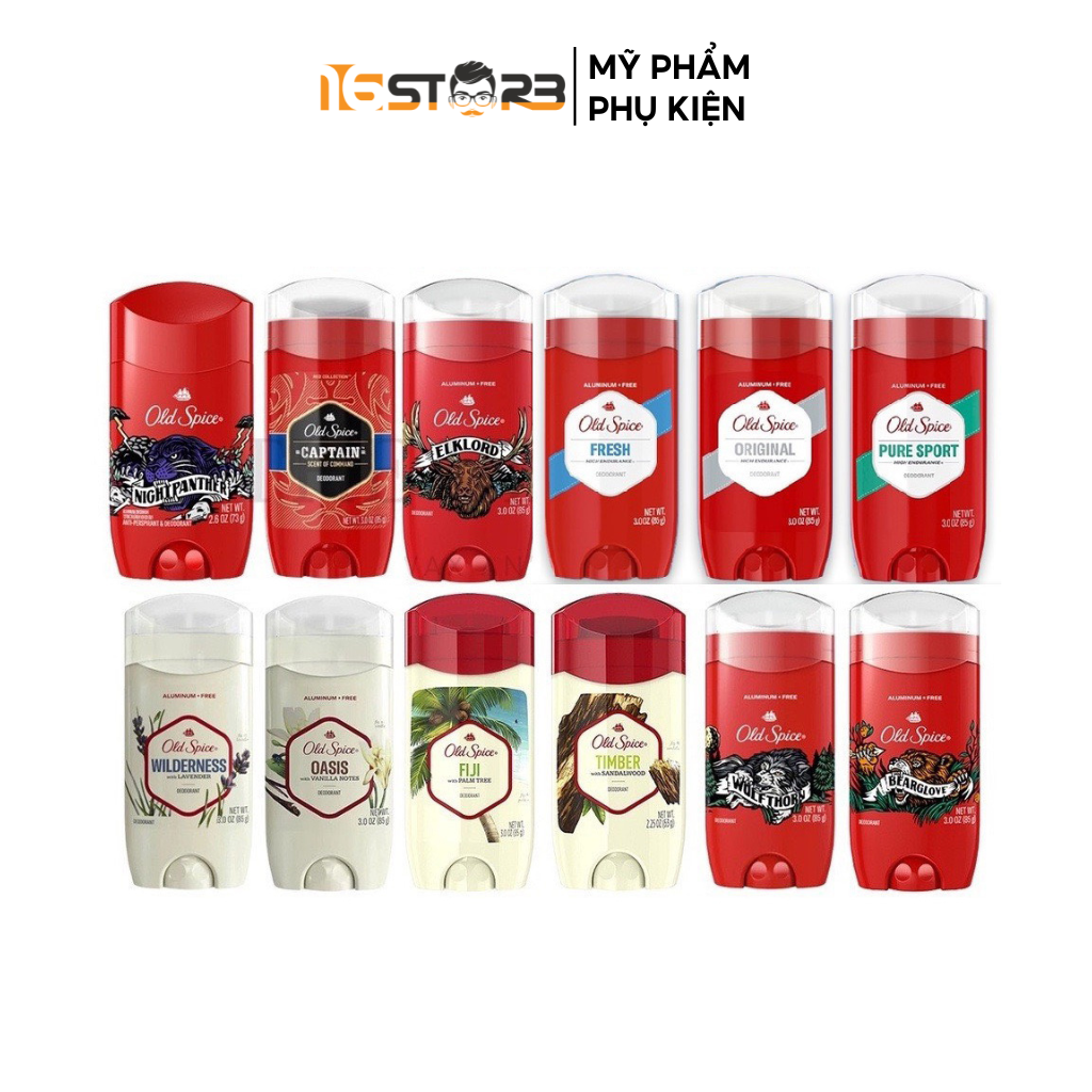 Sáp Khử Mùi Old Spice Nhiều Mùi Hương 73g/85g - Nhập Khẩu Mỹ