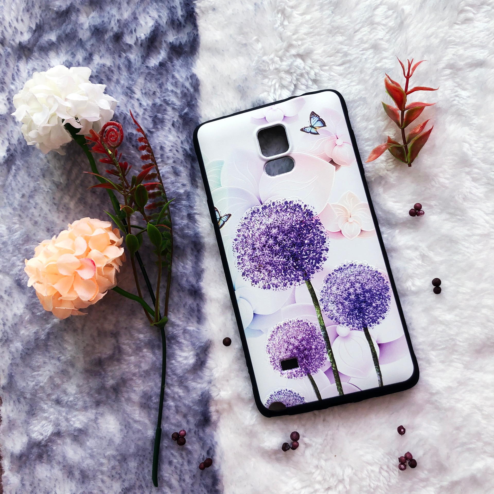 [Nhiều Mẫu] Ốp lưng dẻo Samsung Galaxy Note 4 (Thân đen - in hình siêu cute)