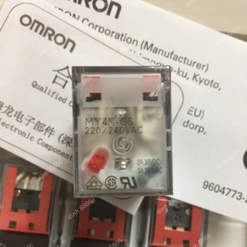 Rơ le omron my4n. my4n-gs