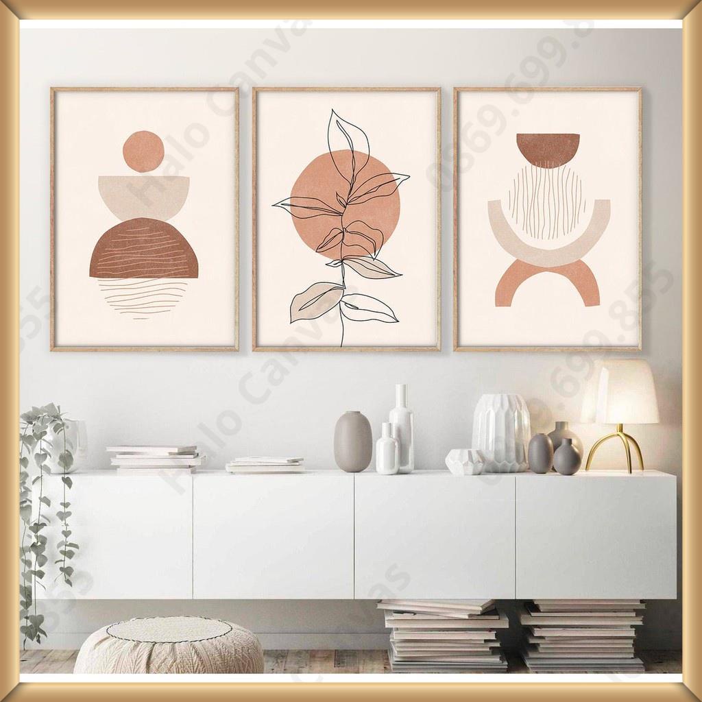 Bộ tranh phong cách hiện đại tối giản - Tranh treo tường Halo Canvas - Tranh Canvas decor trang trí nhà cửa
