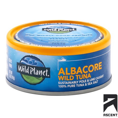 Cá hồi hoang dã có muối salmon wild planet 170gr/ albacore wild tuna/ sustainably pole & line caught 100% pure tuna & sea salt - nhập khẩu chính hãng mỹ
