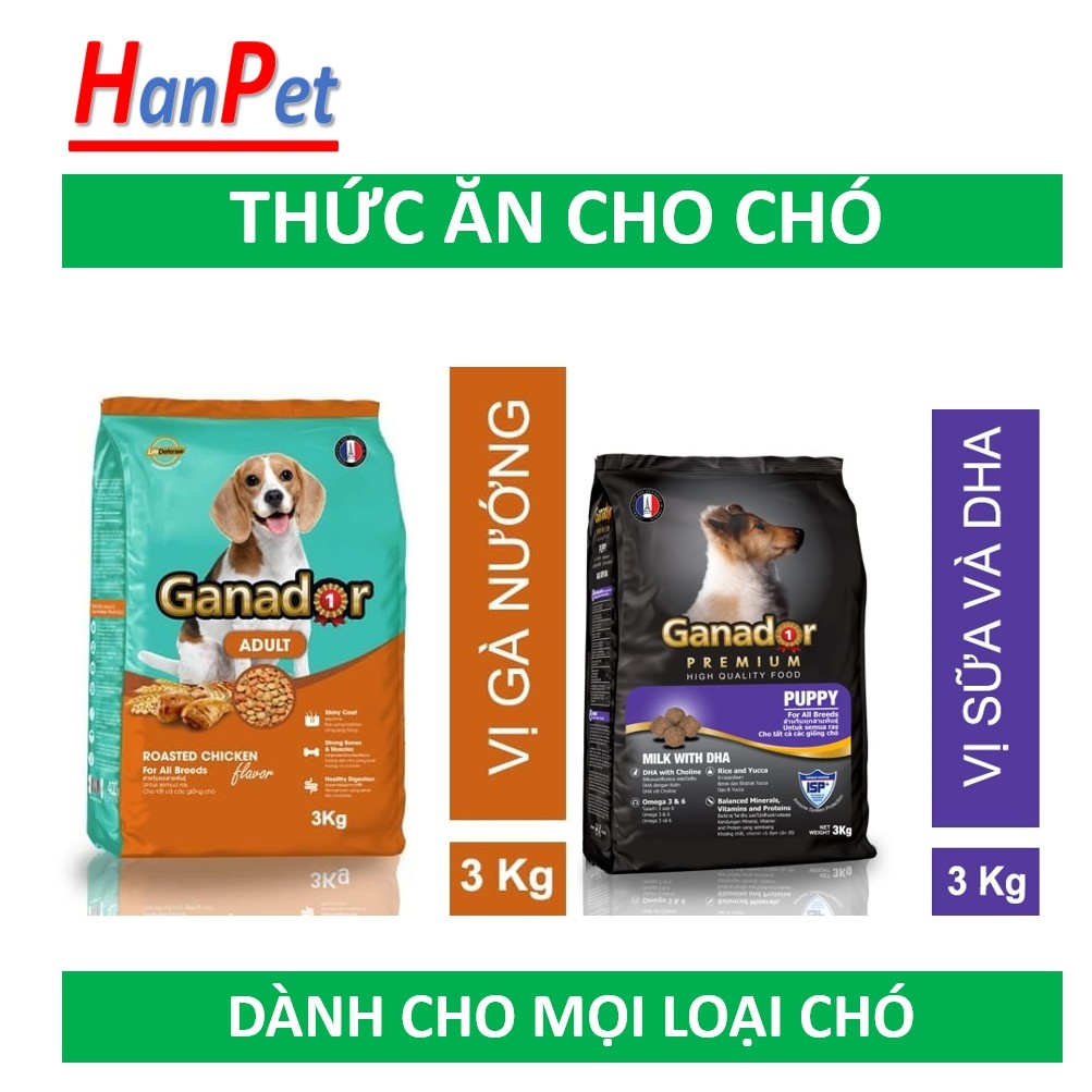 HCM- (Bao 15kg) Thức ăn dạng hạt cao cấp KEOS GANADOR thức ăn cho chó