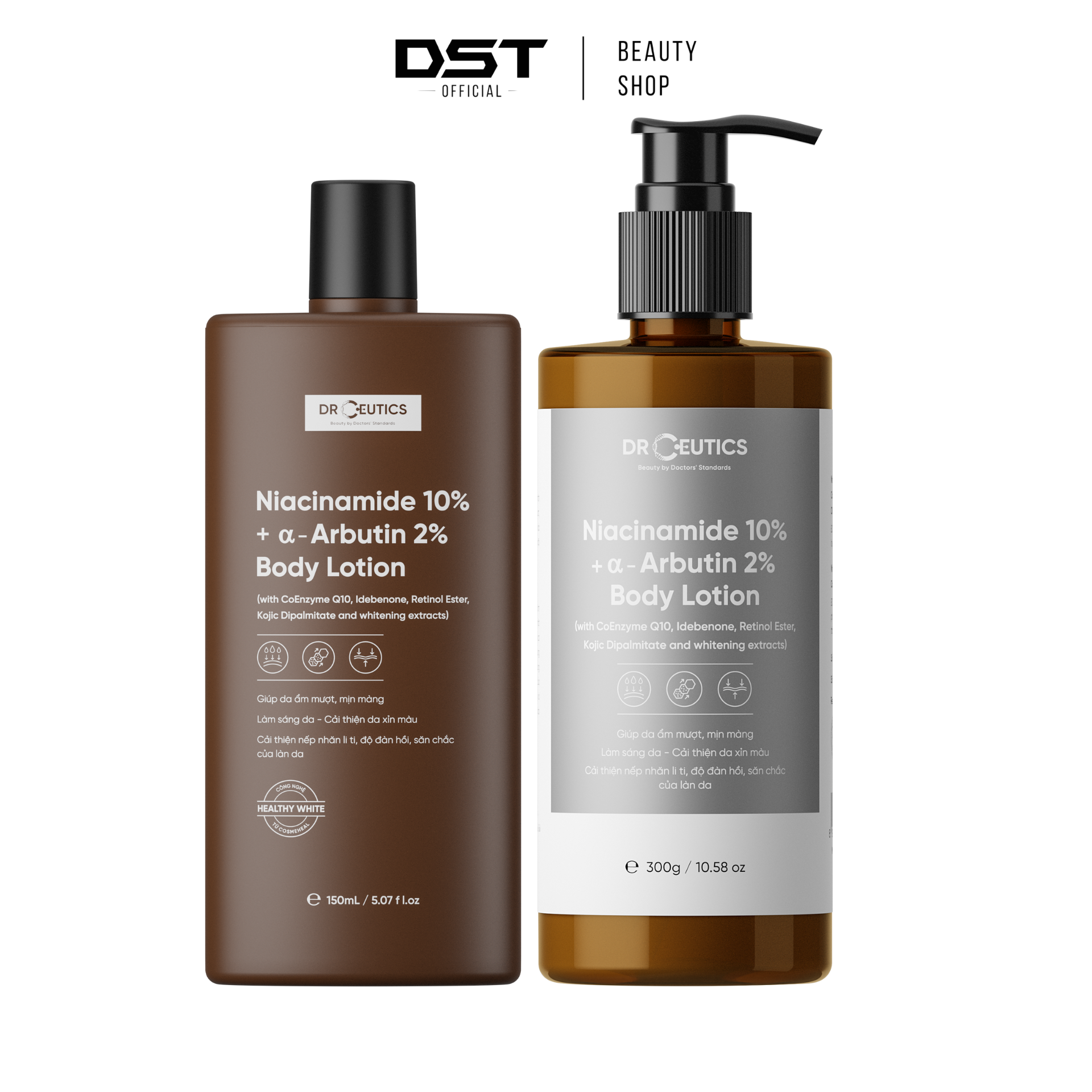 Sữa Dưỡng Thể Trắng Da DrCeutics Body Lotion