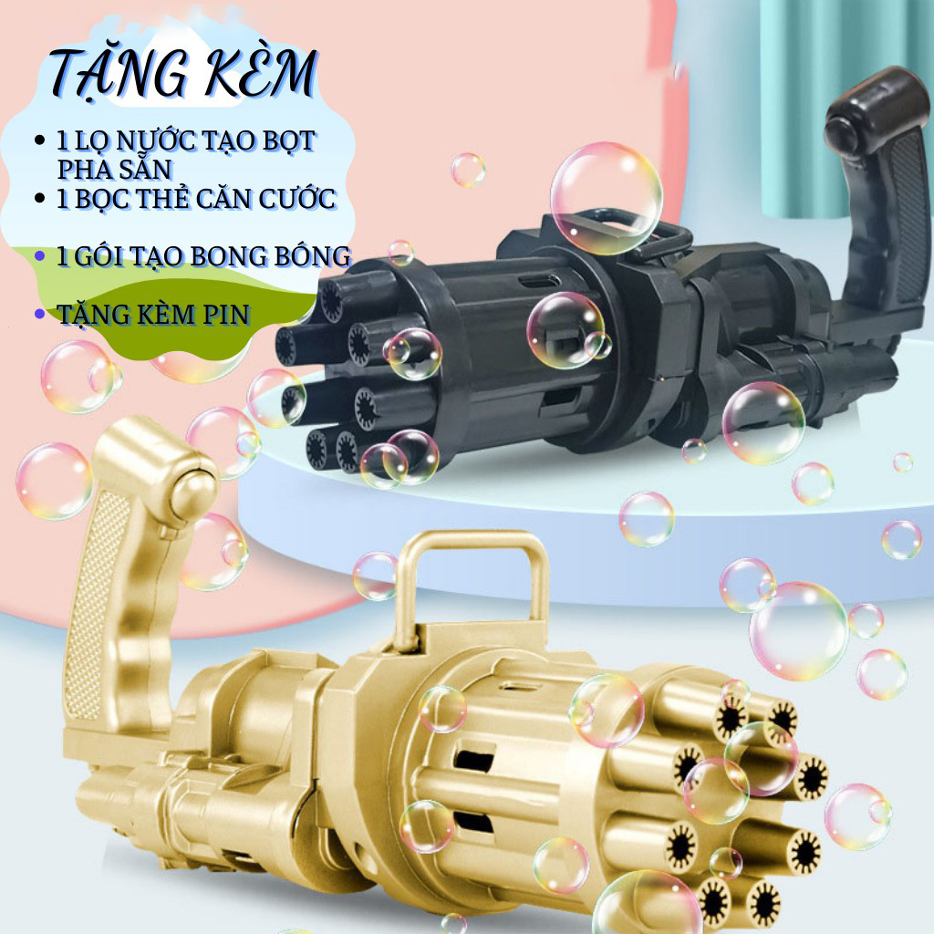 [HCM][Hot trend] Đồ Chơi Súng Bắn Bong Bóng 8 Nòng Máy Bắn Bong Bóng Cho Bé Súng Bắn Bong Bóng 8 Nòng Siêu Mạnh Súng Thổi Bong Bóng  Thổi Xà Phòng Bong Bóng Máy Thổi Bong Bóng Đồ Chơi Tạo Bọt Bong Bóng Nhiều Màu
