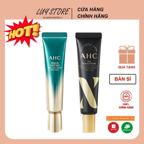 Kem mắt AHC Ageless Real Eye Cream For Face 130ml [Hot New]