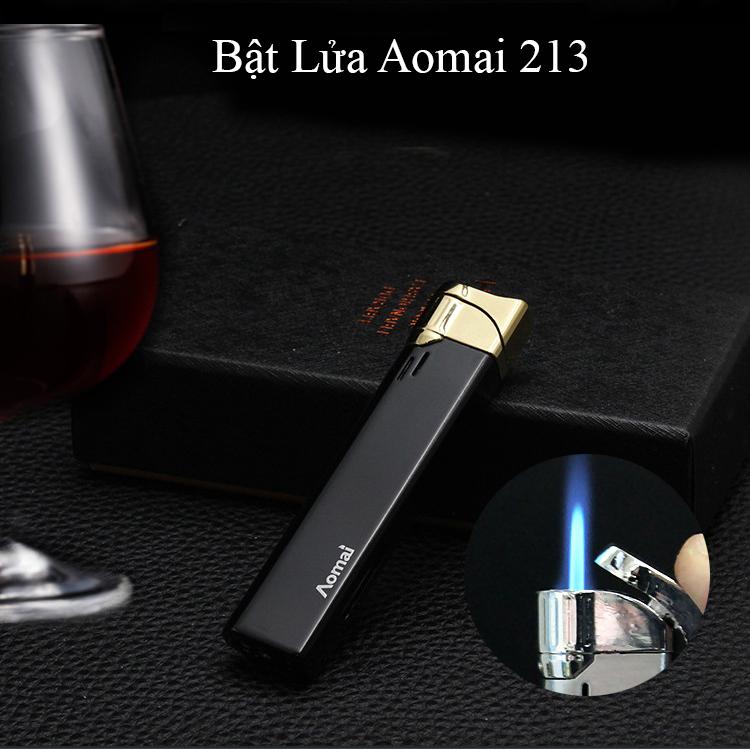 Bật lửa gas khò cao cấp aomai 213