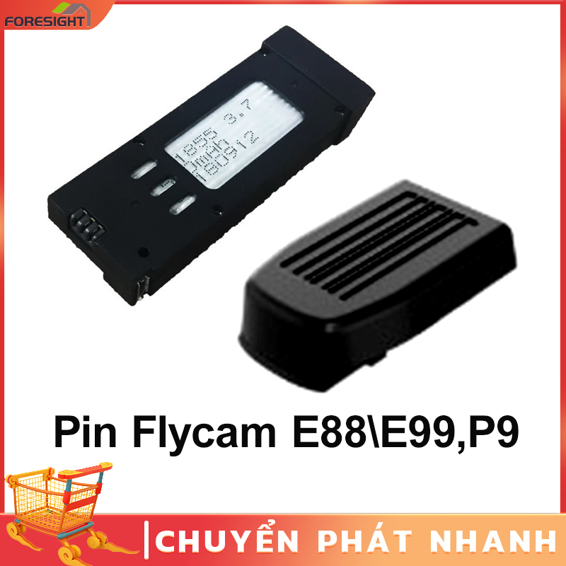 Pin Flycam E99, E88 ,P9 dung lượng cao loại 3.7V 1800mAh, hàng chính hãng Drones Battery