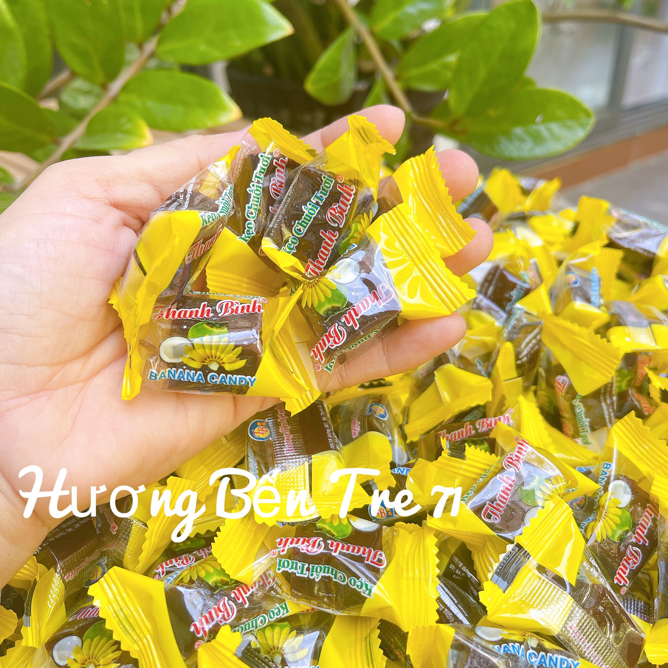 Kẹo chuối tươi nguyên chất Thanh Bình - đồ ăn vặt