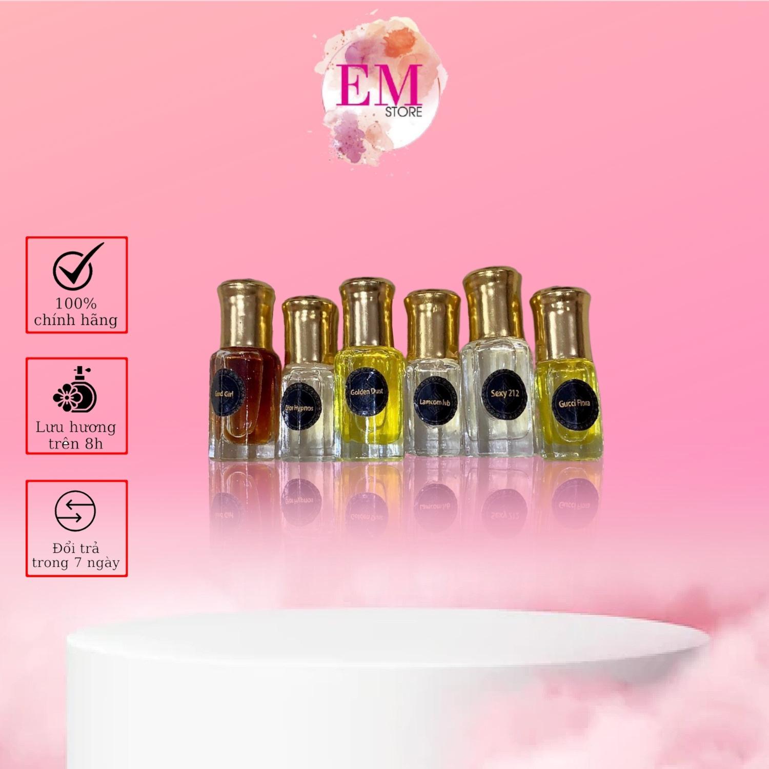 Tinh dầu nước hoa mini Dubai Royal Golden Dust dành cho nữ 3ml - 7ml