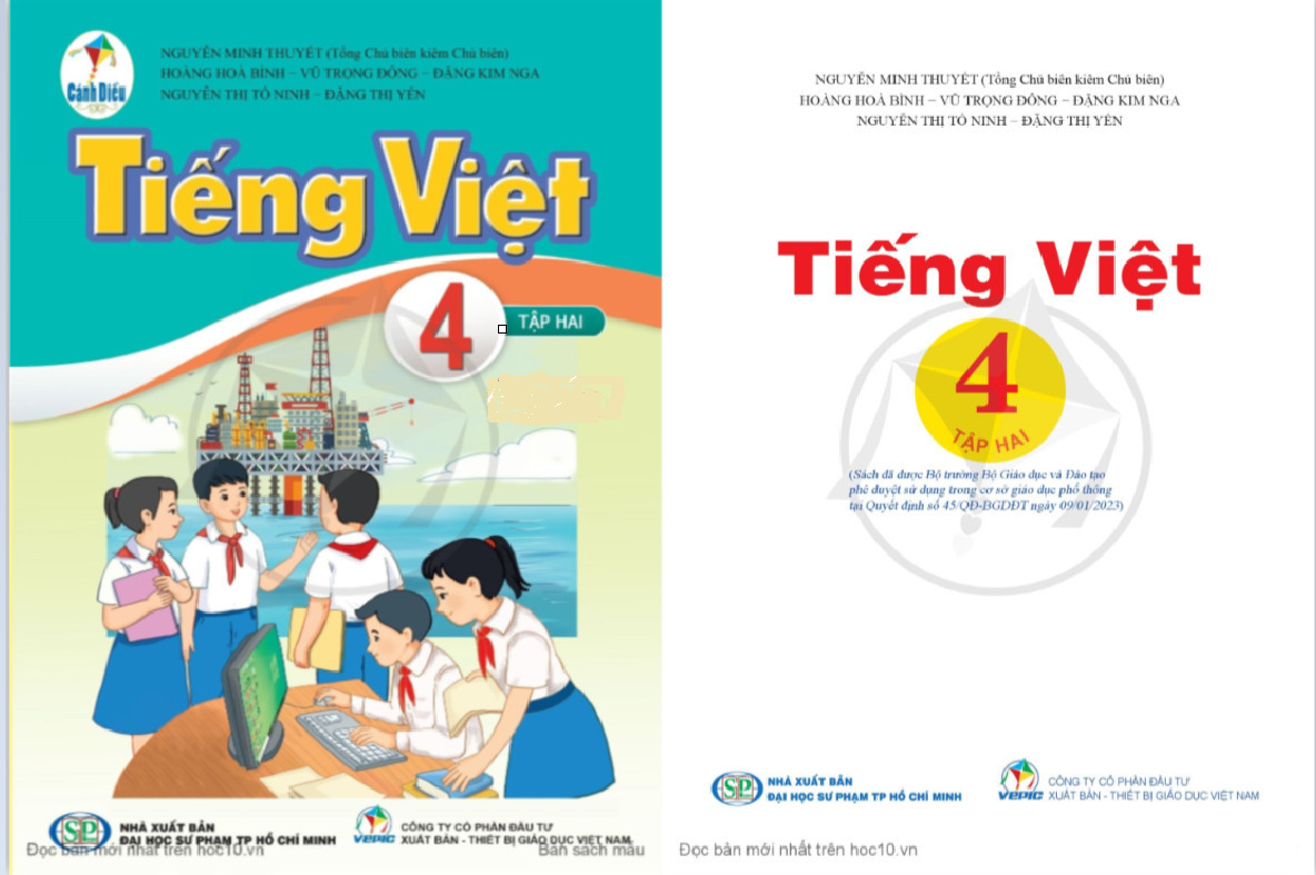 Tiếng Việt lớp 4 tập 2 - Cánh Diều