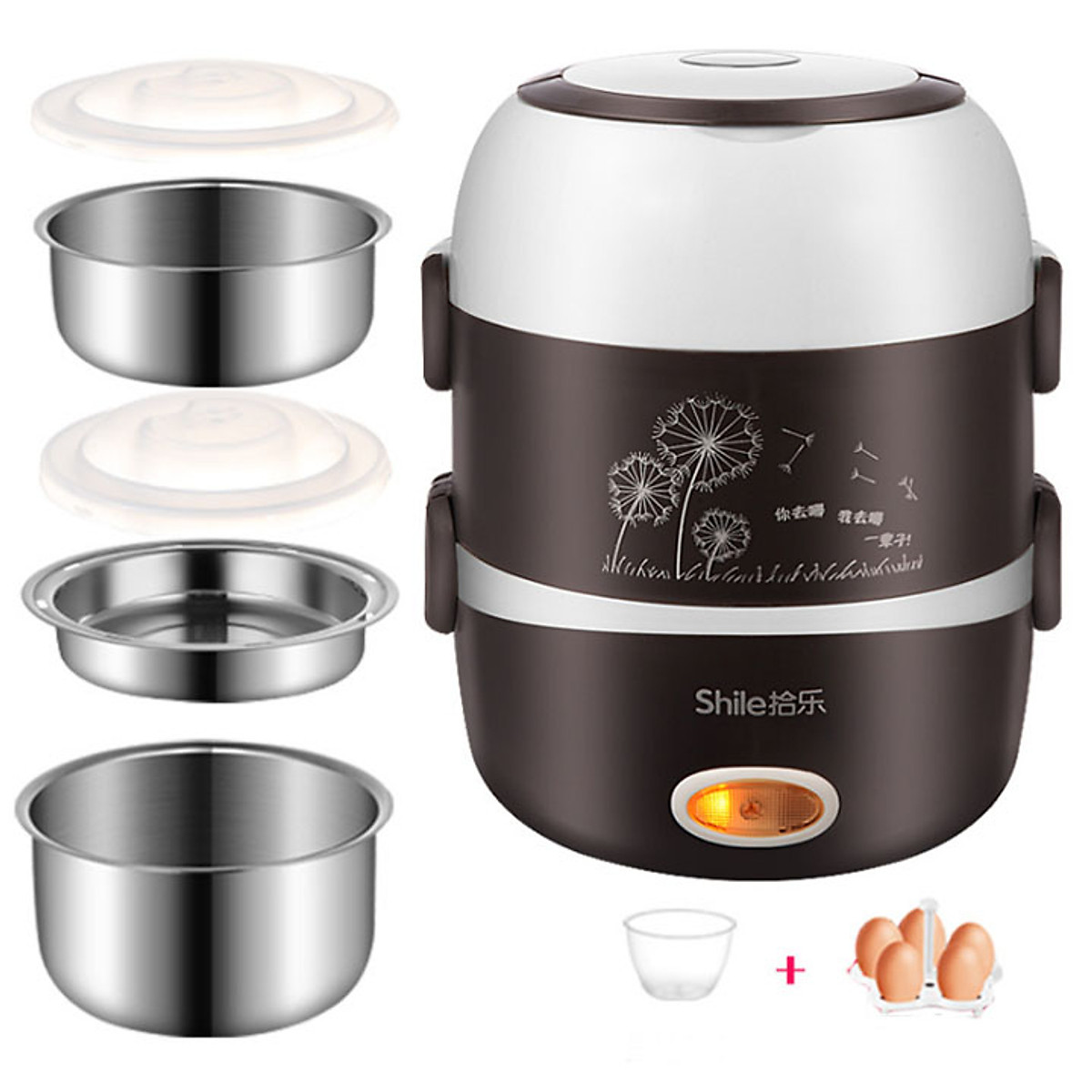 Hộp đựng cơm - hộp ủ cơm - nồi hấp cơm mini - nồi hấp mini - nồi cơm mini
