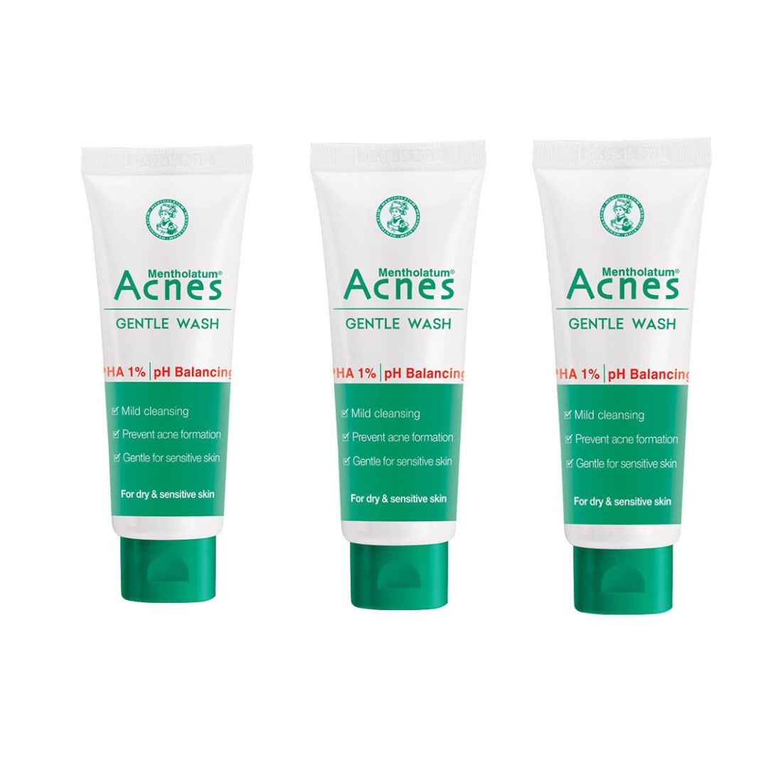 Combo 3 Tuýp Sữa Rửa Mặt Acnes Ngăn Ngừa Mụn & Kháng Khuẩn (25g)