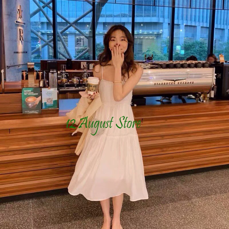 Đầm maxi nữ - váy maxi nữ 2 dây suông dài thiết kế đi biển xinh chất vải voan lụa mềm mịn sang trọng