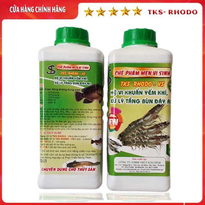 TKS RHODO Men Vi Sinh Xử Lý Tầng Bùn Đáy Ao, Khử Mùi Hôi Thối - THỦY SẢN