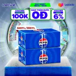 SALE 11.11-VC 12%] Combo 2 Thùng Pepsi lon (320ml/lon hoặc 350ml/lon)