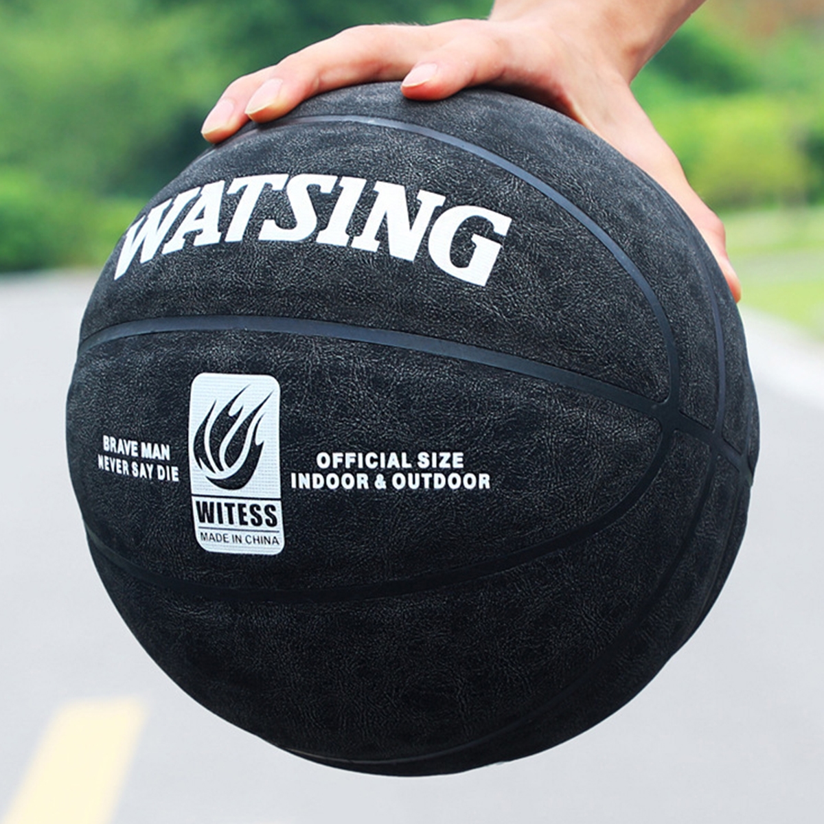 Quả Bóng Rổ Da Lộn Size Số 7 Banh Bóng Rổ Chính Hãng  WATSING Trẻ Em Người Lớn Thi Đấu Sân Outdoor & Indoor