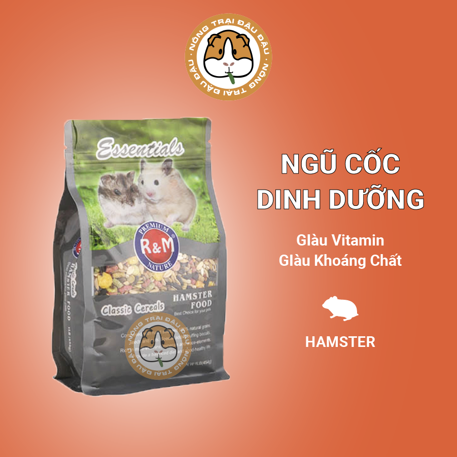 Thức ăn hamster cao cấp ngũ cốc dinh dưỡng giàu đa vitamin r&m 450g 900g