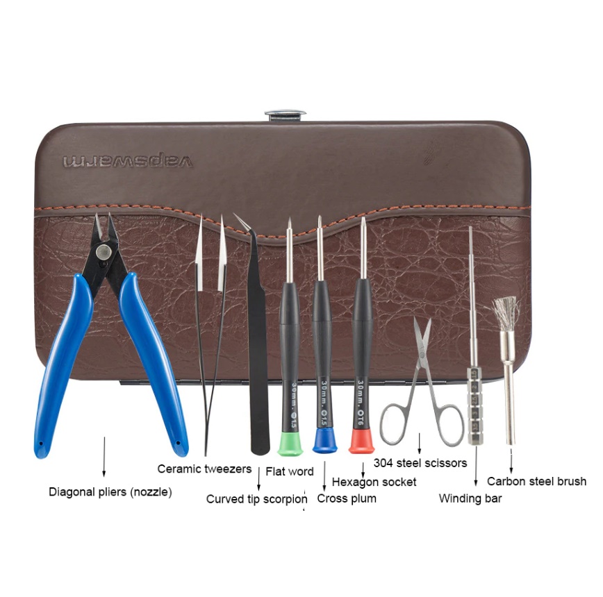 Bộ Tool 9 Dụng Cụ Thủ Công Vapswarm Bug - Tạo Hình Dây DIY (Lựa Chọn Combo)