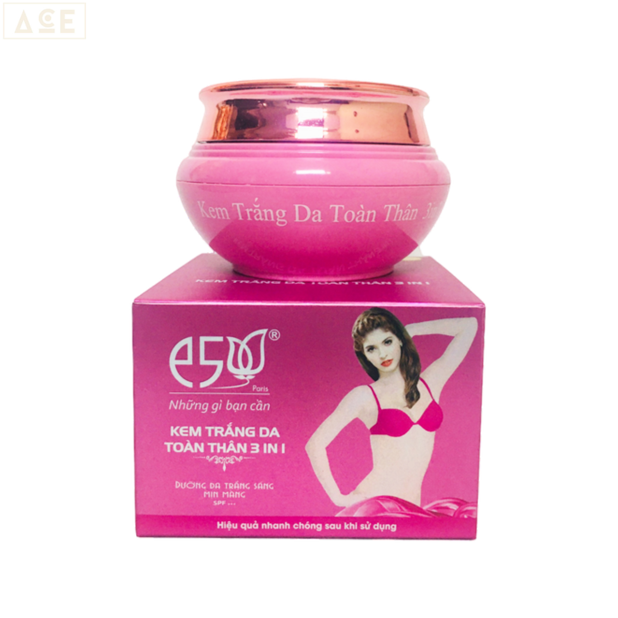 Kem E5 - Kem trắng da toàn thân (100g) (MUA 2 HŨ TẶNG KEM 12G TD E5 )