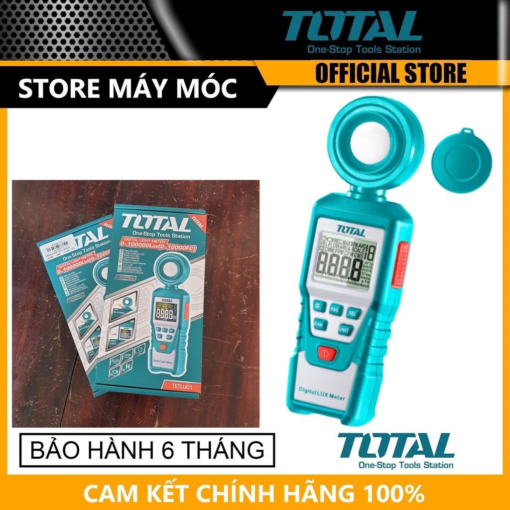 Máy đo cường độ ánh sáng kỹ thuật số Total TETLU01
