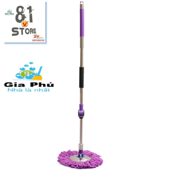 Cây lau nhà cao cấp Thái Lan N3 + bông lau ( giao màu ngẫu nhiên )