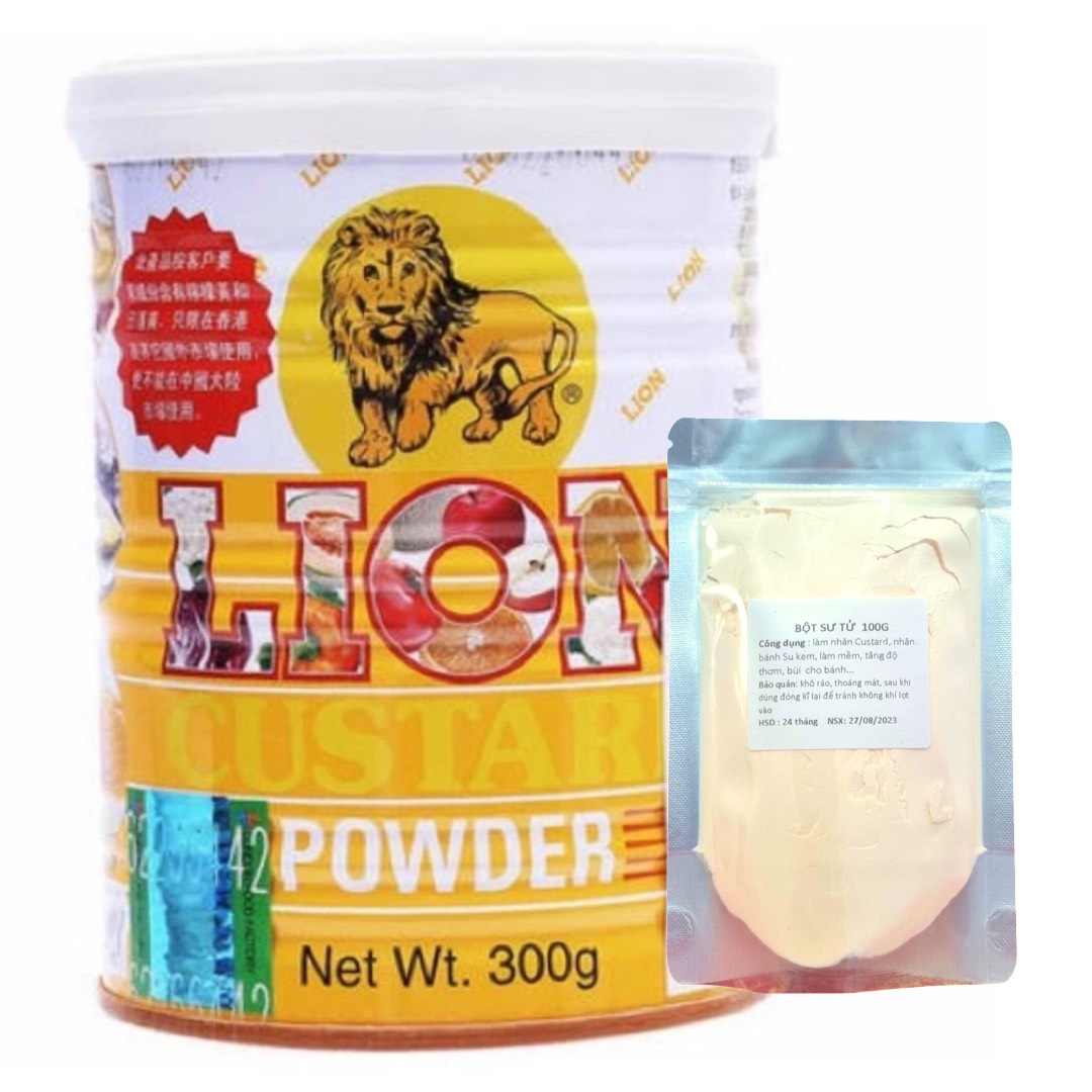 Bột sư tử, Bột trứng sữa Lion custard powder 300g