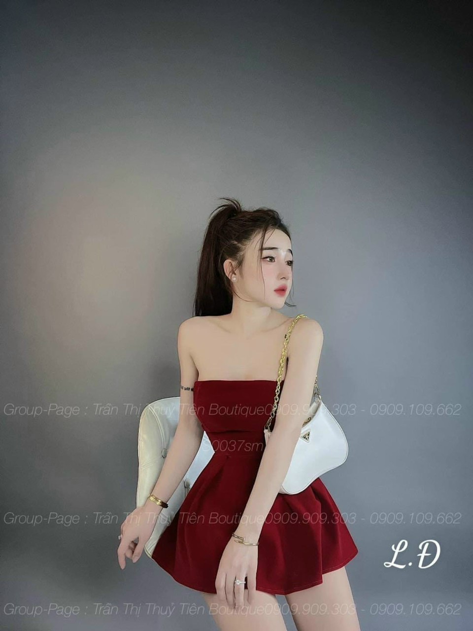 Áo cúp ngực fom xòe