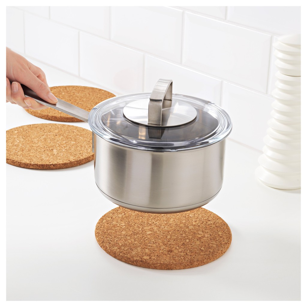 3 lót nồi ikea heat chống cháy d19cm chịu nhiệt cao.