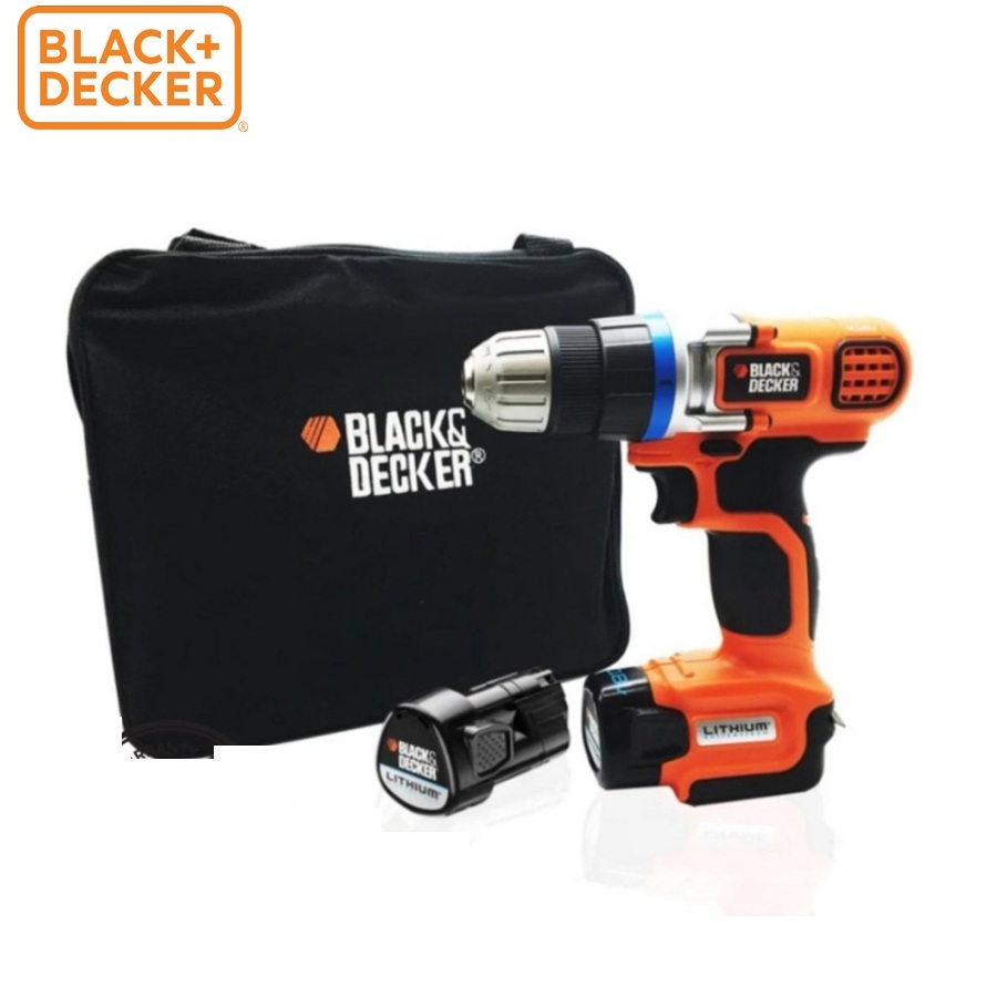 Máy khoan vặn vít dùng pin black+decker egbl108kbb1