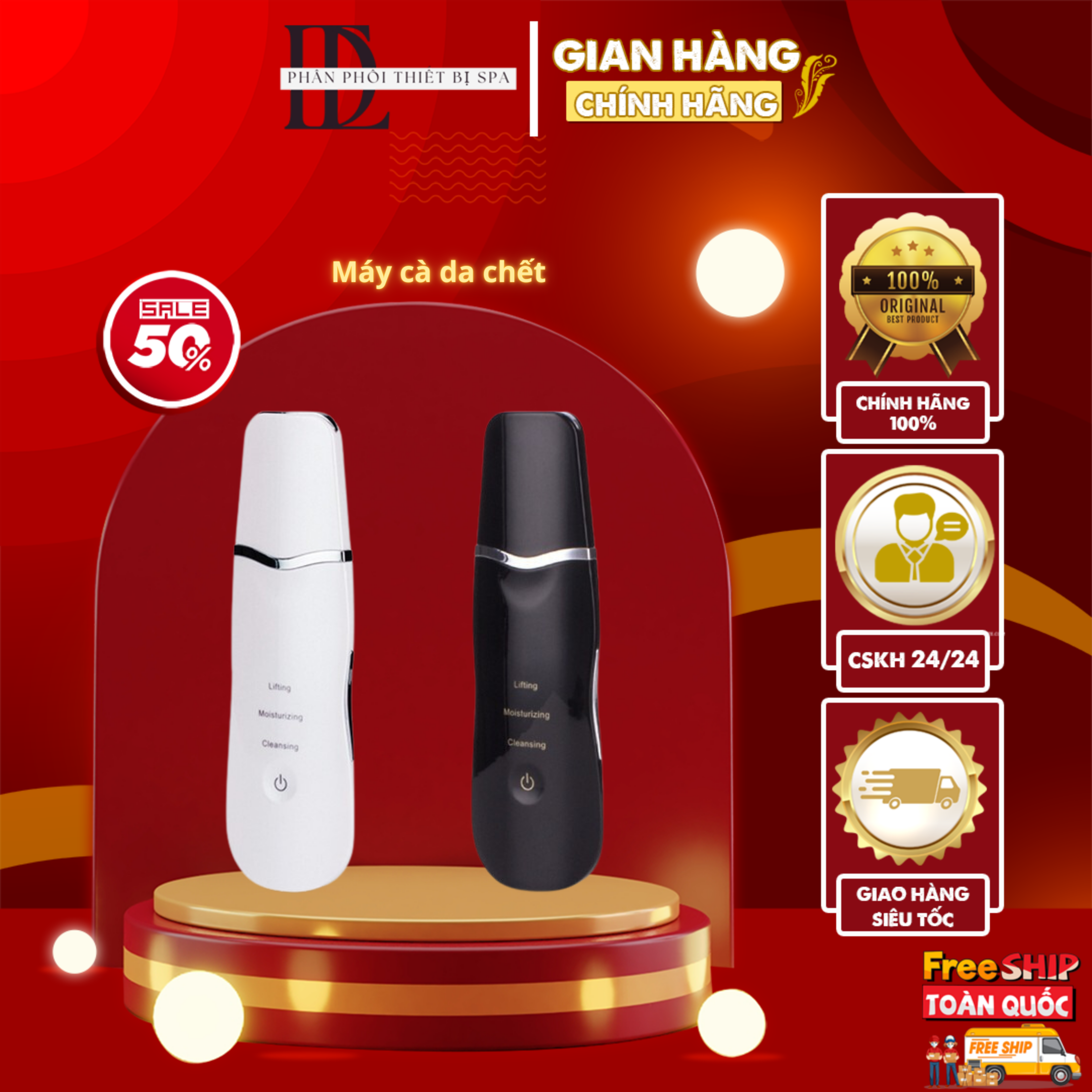 Máy cà da | sủi da | làm sạch sâu da mặt