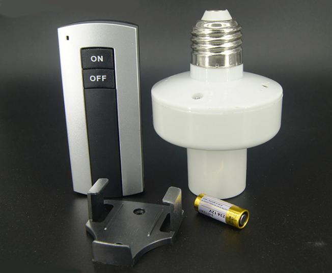 Đui đèn điều khiển từ xa E27, đui đèn điều khiển bật tắt từ xa E27, đuôi đèn điều khiển từ xa